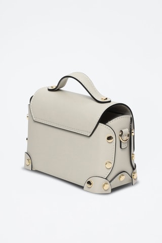 Bandolera de piel Mila - Beige