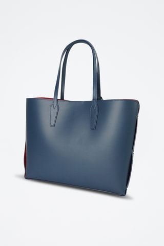 Bolso de piel Feria - Azul marino