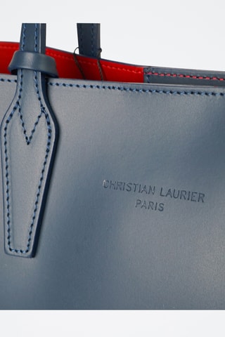 Bolso de piel Feria - Azul marino