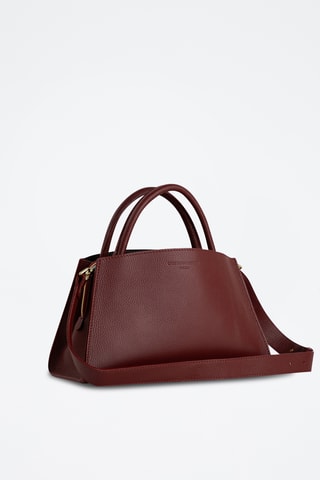 Bolso de piel Horizon - Burdeos