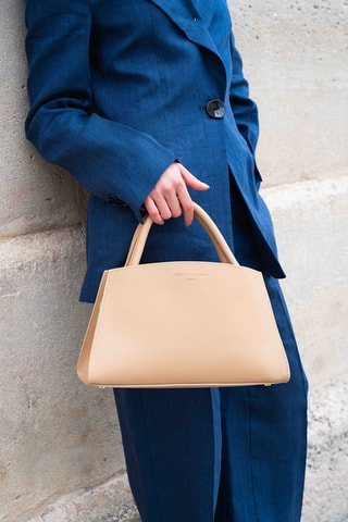 Bolso de piel Horizon - Naranja
