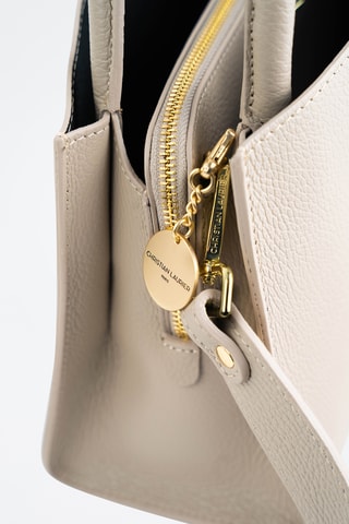 Bolso de piel Horizon - Gris claro