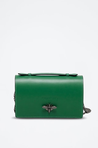Bolso de piel Stacy Verde - Verde