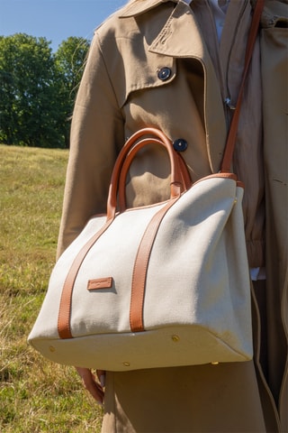 Bolso shopper de piel Diana - Camel