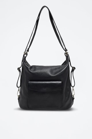 Bandolera de piel Effia - Negro
