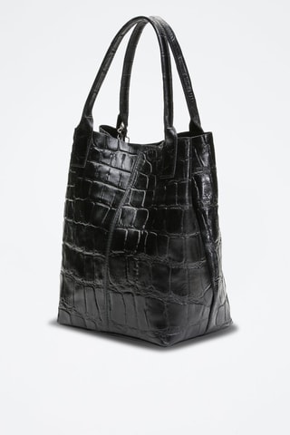 Bolso de piel Star - Negro