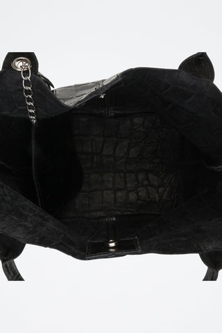 Bolso de piel Star - Negro