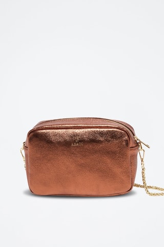 Bandolera de piel Amaia - Marrón