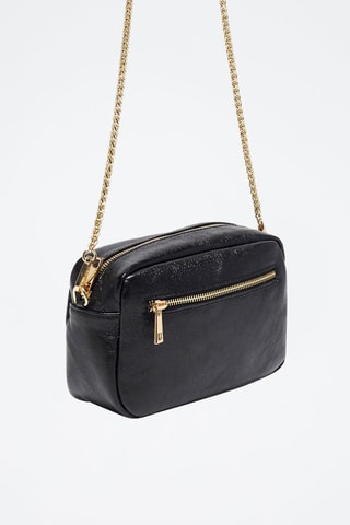 Bandolera de piel Amaia - Negro