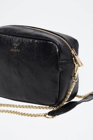 Bandolera de piel Amaia - Negro