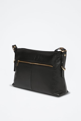 Bandolera de piel Zita - Negro