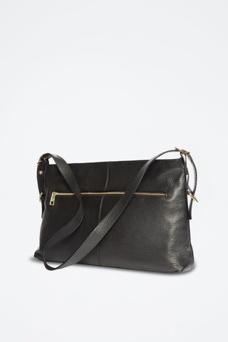 Bandolera de piel Zita - Negro