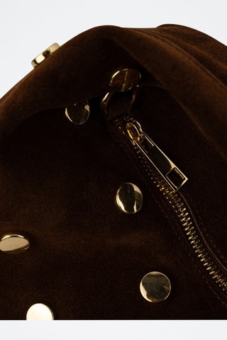 Bolso de piel Lennyx - Marrón