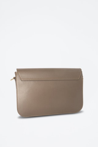 Bandolera de piel Ambre - Topo