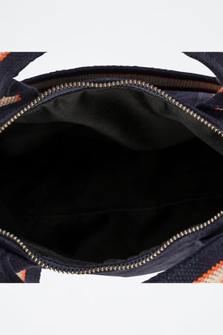 Mochila de nobuk Gao - Azul marino