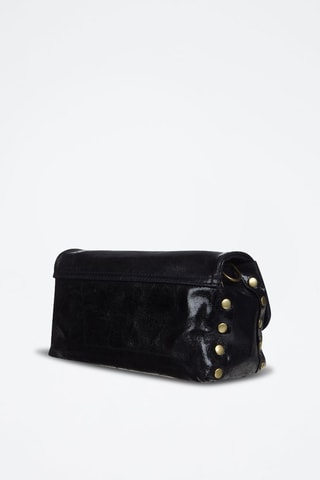 Bandolera de piel Hero - Negro
