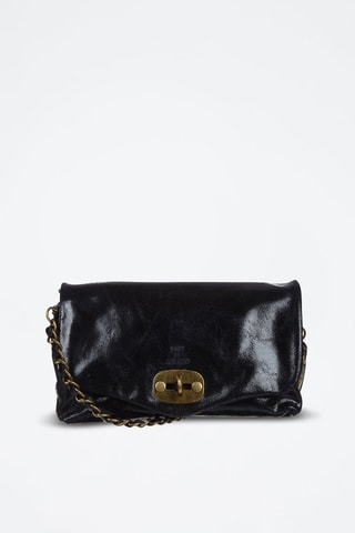 Bandolera de piel Hero - Negro