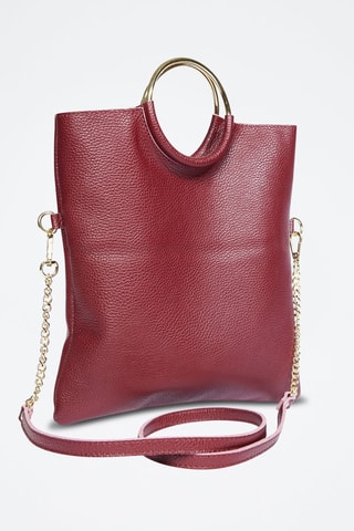 Bolso de piel Jany - Burdeos