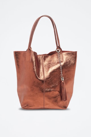 Bolso de piel Yana - Marrón