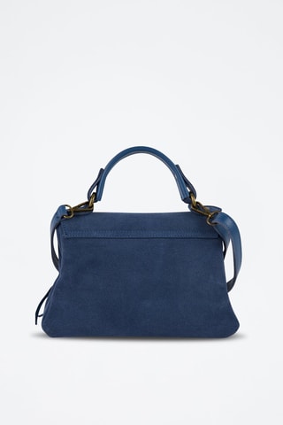 Bolso de piel Frange - Azul