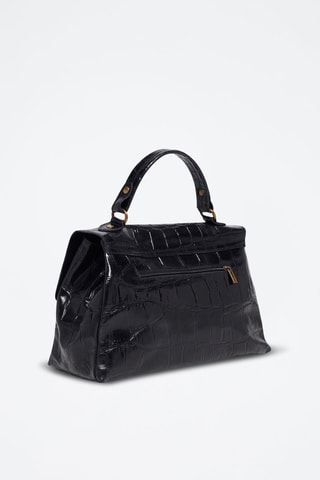 Bolso de piel Lisa - Negro