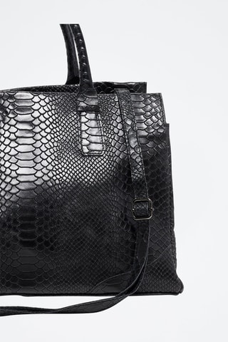 Bolso de piel Myra - Negro