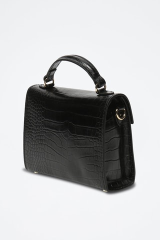 Bandolera de piel Sandy - Negro