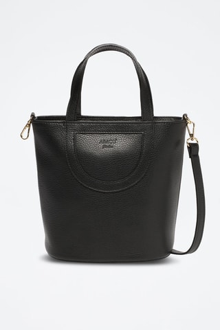 Bandolera de piel Saia - Negro