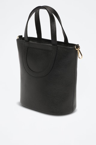 Bandolera de piel Saia - Negro