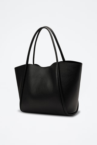 Cabas en cuir Stacy - Noir