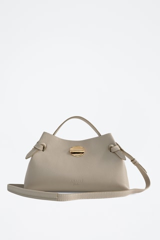 Bolso de piel Vera - Topo