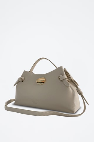 Bolso de piel Vera - Topo