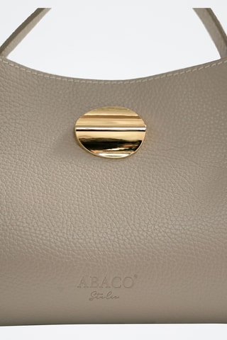 Bolso de piel Vera - Topo