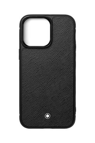 Leren Case iPhone 15 Pro Max - Zwart
