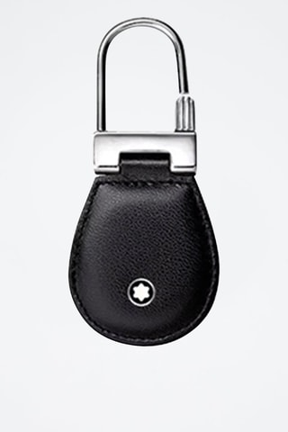 Leren Sleutelhanger - Zwart - Zwart