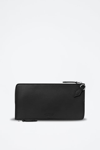 Leren Clutch - Zwart - Zwart