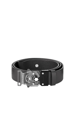 Leren Riem - Antraciet - Zwart