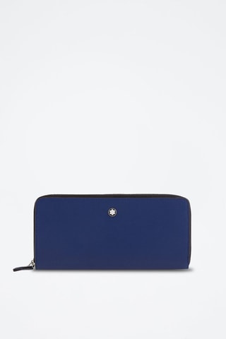 Leren Clutch Blauw - Blauw