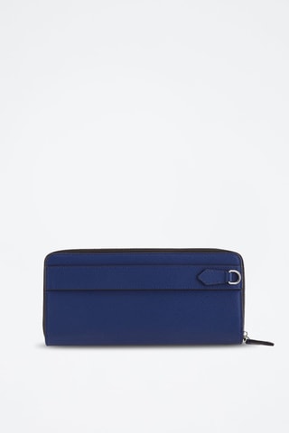 Leren Clutch Blauw - Blauw