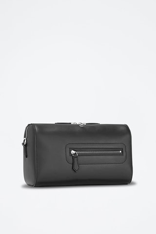 Leren Clutch - Zwart - Zwart