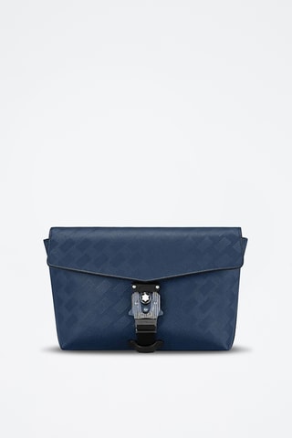 Leren Clutch - Blauw