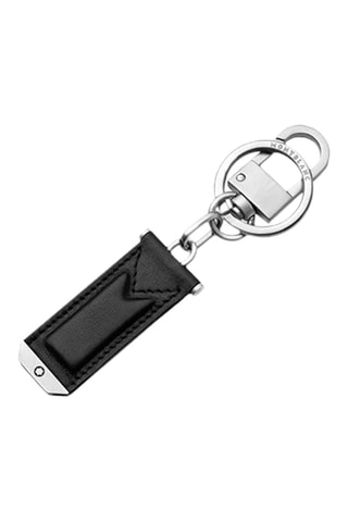 Leren Sleutelhanger - Zwart