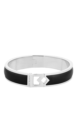 Armband - zilverkleurig en zwart