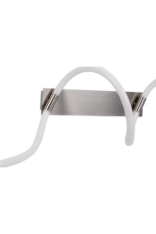 Ledplafondlamp Rolly - Wit en Zilverkleurig