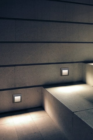 Aplique empotrable LED Face - Gris