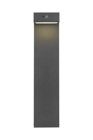 Ledzonnepaal met Gehard Glas Top - Donkergrijs