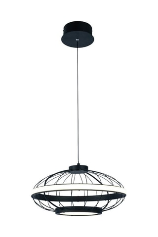 Lámpara de techo LED Cercle - Negro y blanco
