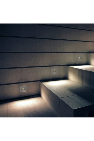 Aplique mural LED de vidrio templado Take - Gris