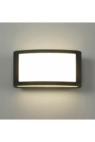 Aplique mural LED Zenitha - Negro