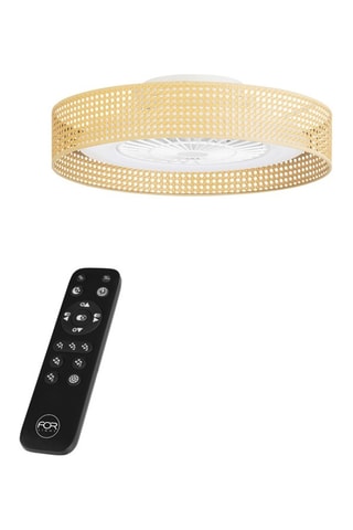 Ventilator met Ledplafondlamp Bea - 60 cm